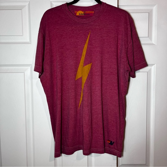 Aviator Nation Short Sleeve Tees - Pink, Green, White - Picture 3 of 14